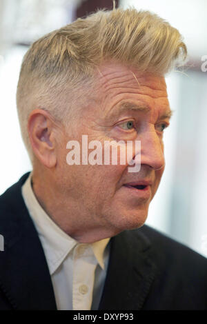 David Lynch trifft Präsident von Bydgoszcz Rafal Bruski Polen mit: David Lynch wo: Bydgoszcz Polen bei: 24. November 2012 Stockfoto