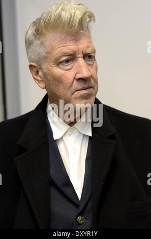 David Lynch besucht eine verlassene deutsche Sprengstoff-Fabrik mit Polen: David Lynch wo: Bydgoszcz Polen bei: 24. November 2012 Stockfoto