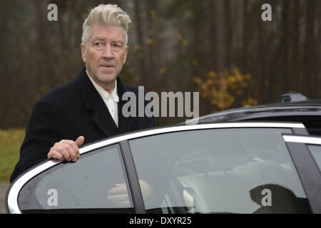 David Lynch besucht eine verlassene deutsche Sprengstoff-Fabrik mit Polen: David Lynch wo: Bydgoszcz Polen bei: 24. November 2012 Stockfoto