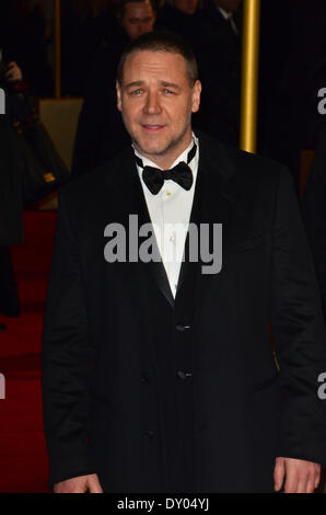 Les Miserables-Weltpremiere im Odeon & Empire Leicester Square - Ankünfte mit statt: Russell Crowe Where: London Vereinigtes Königreich wenn: 5. Dezember 2012 Stockfoto