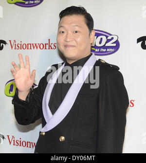 Q102 Jingle Ball 2012 bei Wells Fargo Center mit: PSY wo: Philadelphia PA USA bei: 4. Dezember 2012 Stockfoto