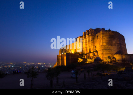 Mehrangarh Fort in Jodhpur, Rajasthan, Indien Stockfoto