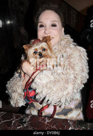 ASPCA Segnung der Tiere in der Christ Church United Methodist mit: Cindy Adams, Senior Minister Stephen Bauman wo: New York City-NY-USA bei: 9. Dezember 2012 Stockfoto