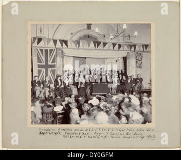 Dankesdemonstration der WSL der NSW an Sir W Lyne & Sir John See, 15. September 1902 ... / Kerry & Co Stockfoto