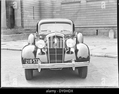 1935 Plymouth Limousine, Art Gallery of New South Wales, Sydney, Februar 1937 / Sam Hood Stockfoto