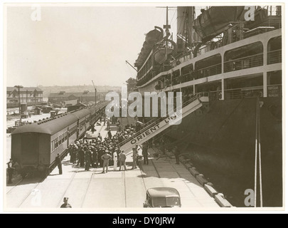 6. Division Bretter Ausbildungslagern, Pyrmont, Sydney, 9. / 10. Januar 1940 / by Sam Hood Stockfoto