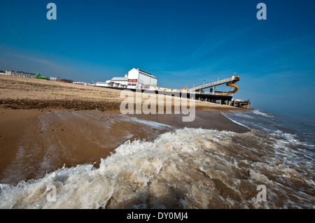 Toller Yarmouth Beach Britannia Pier Stockfoto