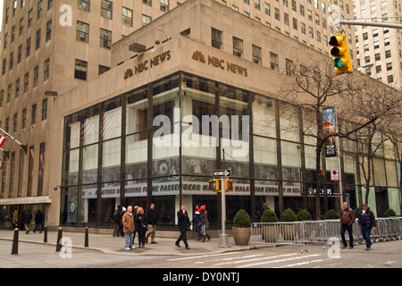 NBC News NewYork 25.03.2014 Stockfoto