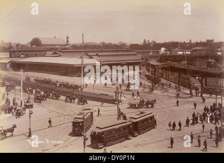 Vom Hauptbahnhof (alt) [einschließlich Ausstellungsgebäude], vor August 1906 Stockfoto