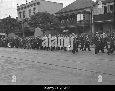 St. Patricks Day Pageant, 03.11.1939, von Sam Hood Stockfoto