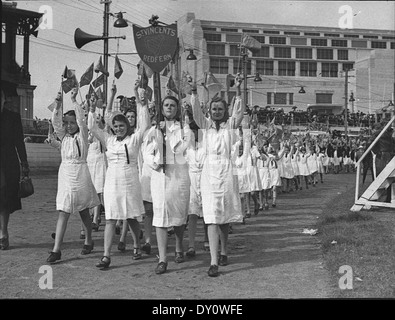 St. Patricks Day Pageant, 03.11.1939, von Sam Hood Stockfoto