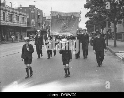 St. Patricks Day Pageant, De La Salle College Ashfield, 03.11.1939, von Sam Hood Stockfoto