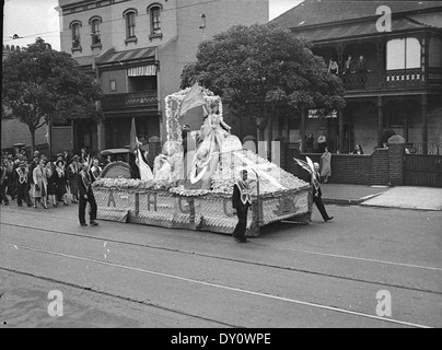 St. Patricks Day Pageant, 03.11.1939, von Sam Hood Stockfoto