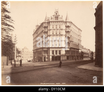 Hotel Metropole, Sydney von Fred Hardie - Fotografien von Sydney, Newcastle, New South Wales und Aborigines für George Washington Wilson & Co., 1892-1893 Stockfoto