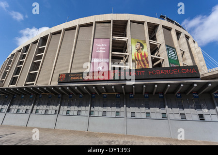 FC Barcelona Camp Nou, Barcelona, Spanien. Stockfoto