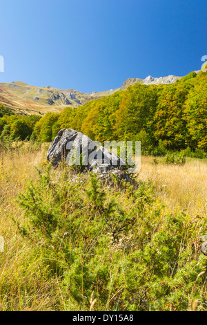 Korab Bergen an der Grenze zwischen Albanien und der ehemaligen jugoslawischen Republik Mazedonien Stockfoto