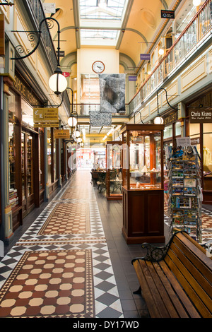 Adelaide Arcade ist eine kleine historische Arkade in Adelaide Australien Stockfoto