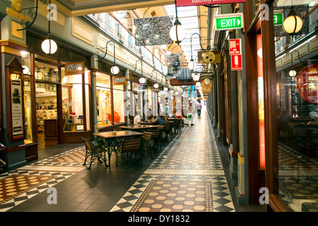 Adelaide Arcade ist eine kleine historische Arkade in Adelaide Australien Stockfoto