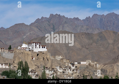 Gästehaus, Ladakh, Indien, Südasien. Lamayuru gompa Stockfoto