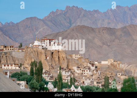 Gästehaus, Ladakh, Indien, Südasien. Lamayuru gompa Stockfoto