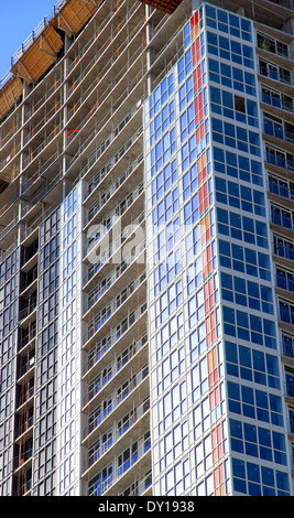 Neue Wohngebäude im Bau in Toronto, Kanada Stockfoto