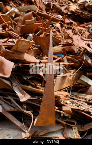 Haufen Schrott Recycling Stockfoto