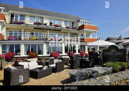 Cobo Bay Hotel, Guernsey, Channel Islands Stockfoto