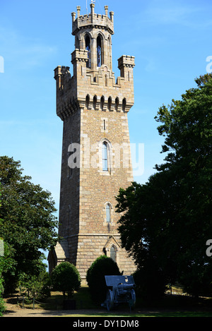 Guernsey, Victoria Tower, St. Peter Port, Guernsey, Channel Islands Stockfoto