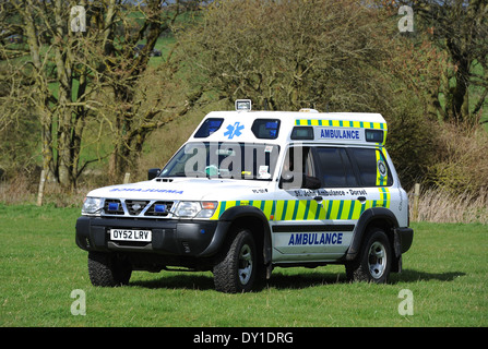 St John Ambulance Service-Fahrzeug, UK Stockfoto