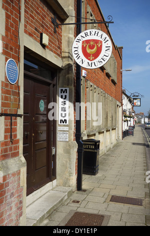 Wareham Stadt Museum, Dorset, England, UK Stockfoto