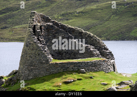 Dun (Dun Chàlabhaigh) Carloway Broch, Isle of Lewis, Western Isles, Schottland, UK Stockfoto