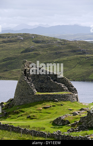 Dun (Dun Chàlabhaigh) Carloway Broch, Isle of Lewis, Western Isles, Schottland, UK Stockfoto