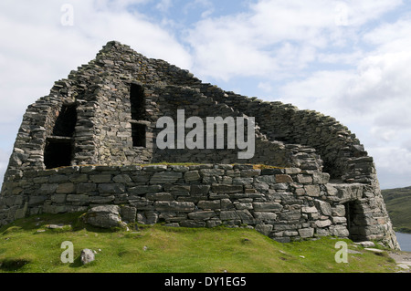 Dun (Dun Chàlabhaigh) Carloway Broch, Isle of Lewis, Western Isles, Schottland, UK Stockfoto