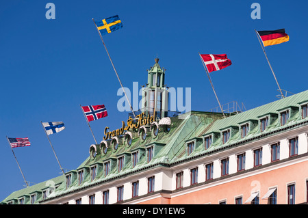 Grand Hotel Central Stockholm Schweden Stockfoto