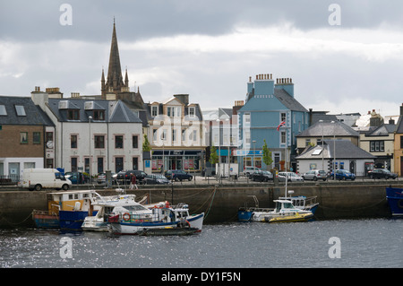 Stornoway über den Hafen, Western Isles, Isle of Lewis, Schottland, UK Stockfoto