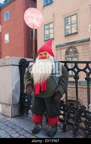 Troll Prüfpuppe Gamla Stan Stockholm Schweden Stockfoto