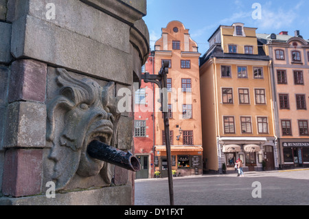 Alte gut Stortorget Platz Gamla Stan Stockholm Schweden Stockfoto