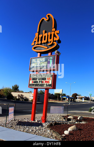 Arby's Restaurant, Roswell, New Mexico, USA Stockfoto