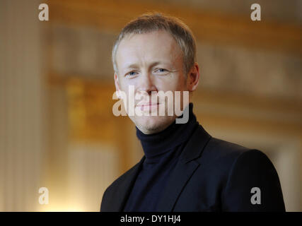 München, Deutschland. 3. April 2014. Zukünftige Direktor des bayerischen Staates Ballett, Igor Selenski, vor einer Pressekonferenz in München, 3. April 2014. Klitschko wird seine neue Position am 1. September 2016 antreten. Foto: TOBIAS HASE/DPA/Alamy Live-Nachrichten Stockfoto