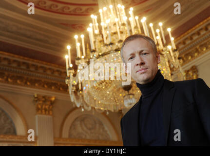 München, Deutschland. 3. April 2014. Zukünftige Direktor des bayerischen Staates Ballett, Igor Selenski, vor einer Pressekonferenz in München, 3. April 2014. Klitschko wird seine neue Position am 1. September 2016 antreten. Foto: TOBIAS HASE/DPA/Alamy Live-Nachrichten Stockfoto