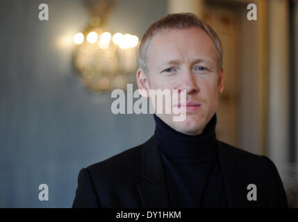 München, Deutschland. 3. April 2014. Zukünftige Direktor des bayerischen Staates Ballett, Igor Selenski, nach einer Pressekonferenz in München, 3. April 2014. Klitschko wird seine neue Position am 1. September 2016 antreten. Foto: TOBIAS HASE/DPA/Alamy Live-Nachrichten Stockfoto