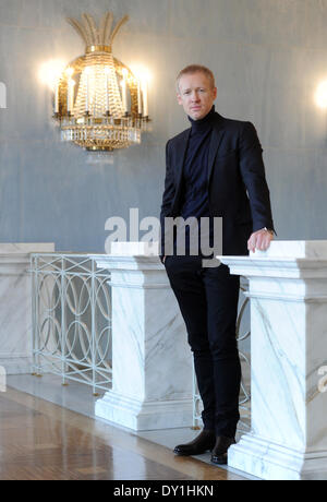 München, Deutschland. 3. April 2014. Zukünftige Direktor des bayerischen Staates Ballett, Igor Selenski, nach einer Pressekonferenz in München, 3. April 2014. Klitschko wird seine neue Position am 1. September 2016 antreten. Foto: TOBIAS HASE/DPA/Alamy Live-Nachrichten Stockfoto