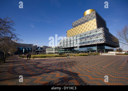 Birmingham Bibliothek Repertory Theatre und Symphony Hall Birmingham England Stockfoto
