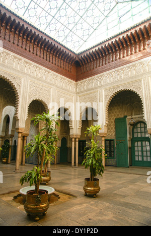 Palais de Justice - Justizpalast das Amtsgericht. Casablanca, Marokko Stockfoto