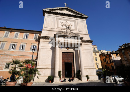 Italien, Rom, Kirche San Salvatore in Lauro Stockfoto