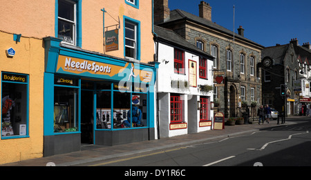 Hauptstraße in Keswick Stadtzentrum Stockfoto