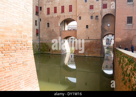 Schloss Estense, Ferrara, Emilia Romagna, Italien Stockfoto