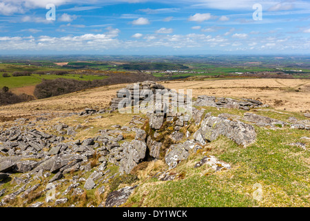 Belstone Common, Dartmoor National Park, Belstone, West Devon, England, UK, Europa. Stockfoto