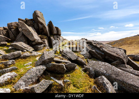 Belstone Common, Dartmoor National Park, Belstone, West Devon, England, UK, Europa. Stockfoto