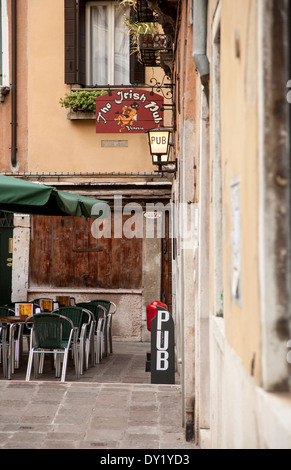 Irish Pub in Venedig, Italien Stockfoto